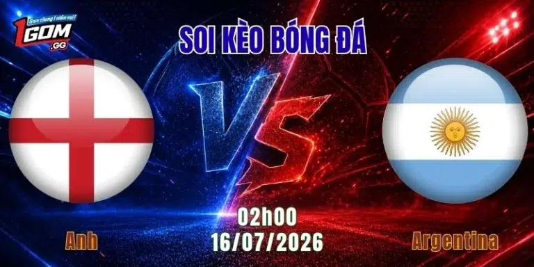 Soi Kèo Anh vs Argentina, 02h00 Ngày 16/7: Căng Như Dây Đàn