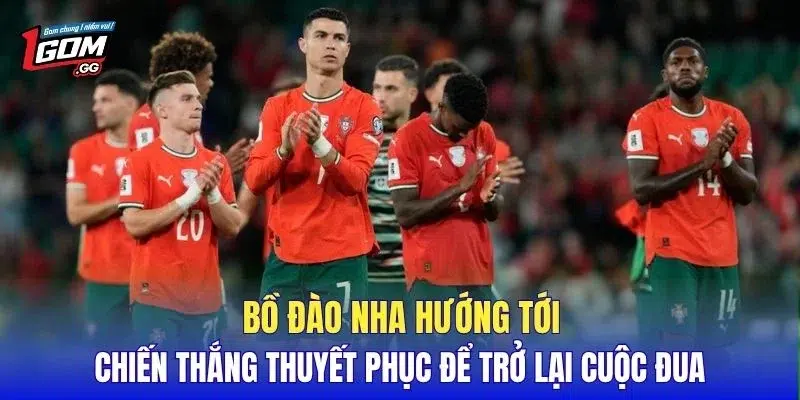 Bồ Đào Nha hướng tới chiến thắng thuyết phục để trở lại cuộc đua