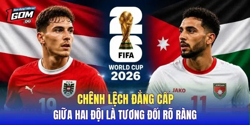 Chênh lệch đẳng cấp giữa hai đội là tương đối rõ ràng