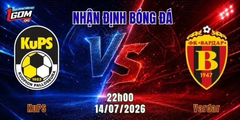 Nhận Định KuPS vs Vardar, 22h00 Ngày 14/7: Chủ Nhà Thẳng Tiến