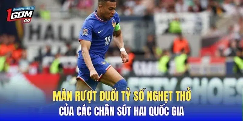 Màn rượt đuổi tỷ số nghẹt thở của các chân sút hai quốc gia
