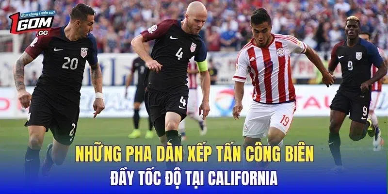 Những pha dàn xếp tấn công biên đầy tốc độ tại California