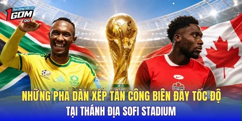 Những pha dàn xếp tấn công biên đầy tốc độ tại thánh địa SoFi Stadium