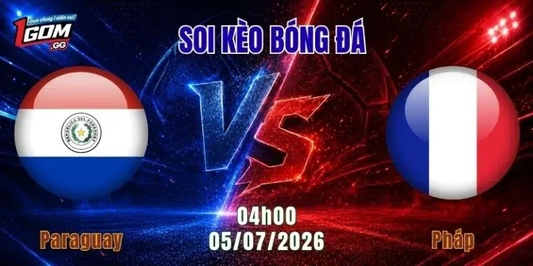 Soi kèo Paraguay vs Pháp, 04h00 ngày 5/7: Sức mạnh Gà trống