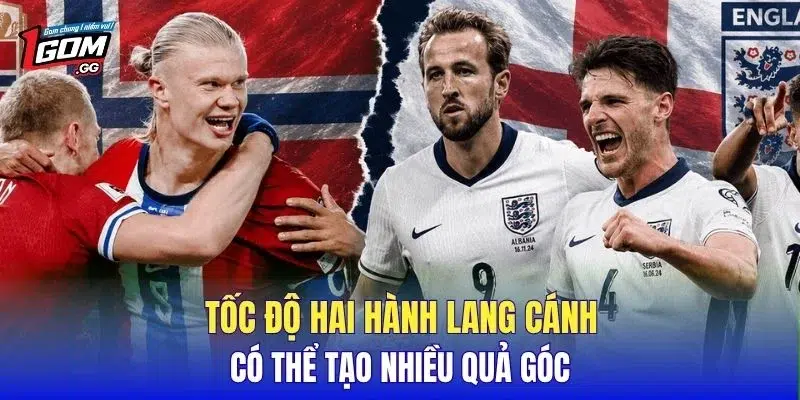 Tốc độ hai hành lang cánh có thể tạo nhiều quả góc